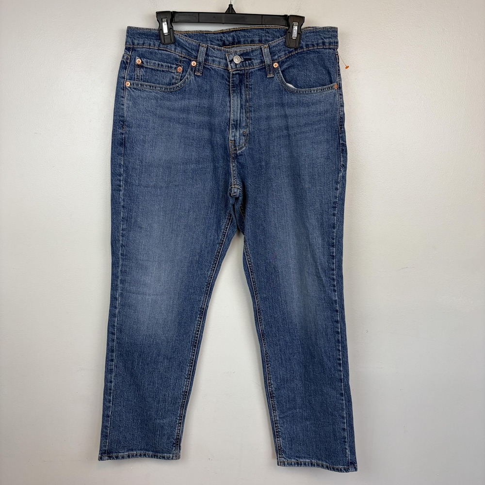 Levis 541 Jeans Mens 34x32 Blue‎ Athletic Taper Stretch Denim Medium Wash Pants